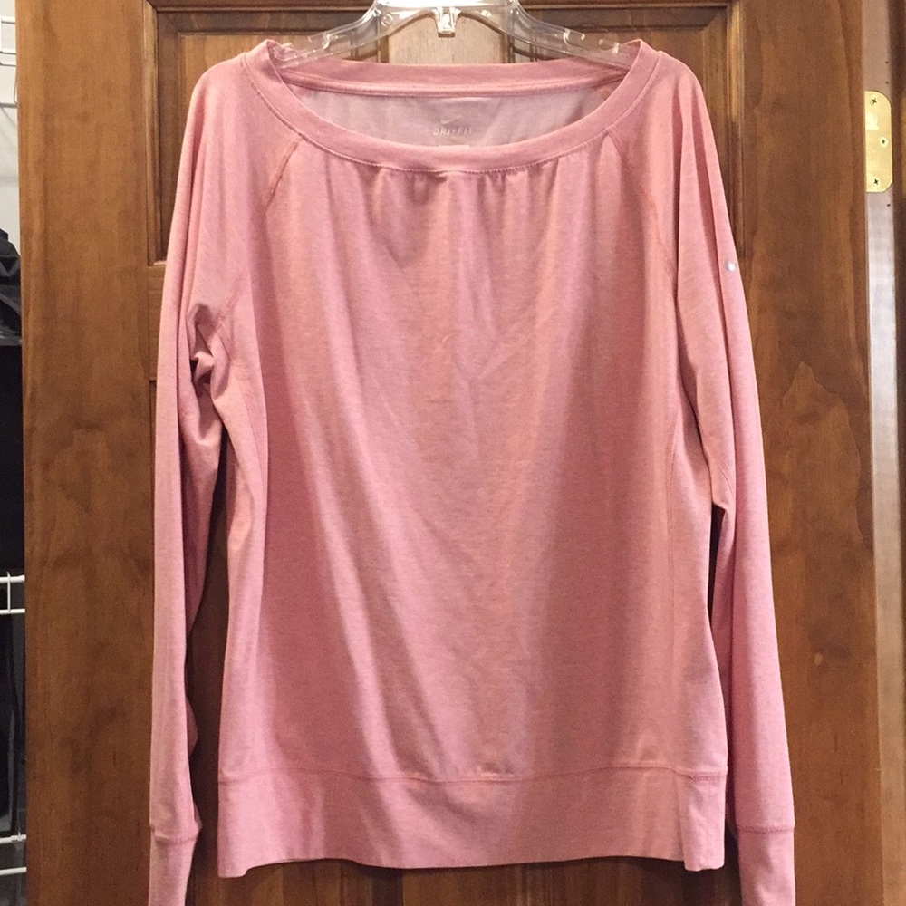 Nike Ladies dry-fit boatneck top